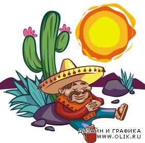 Мексиканские изображения в векторе