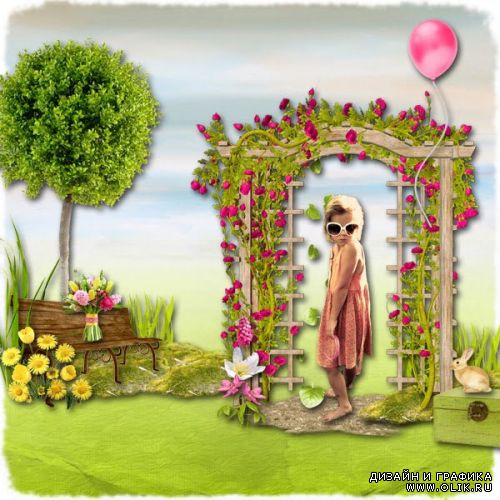 Очаровательный летний скрап-набор «Один день в саду»