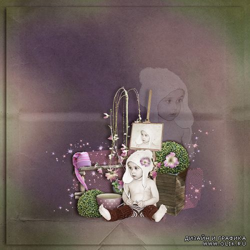 Scrap kit   Legends Of Lavender