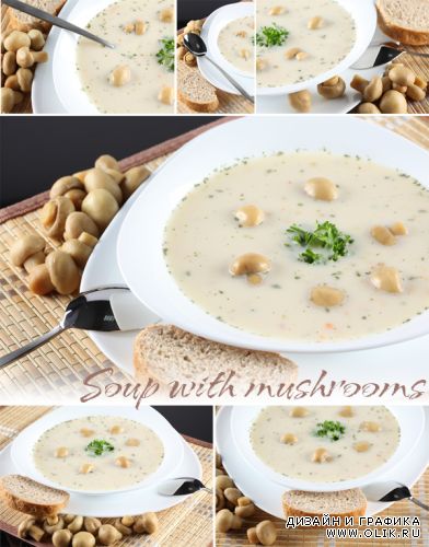 Soup with mushrooms | Суп с грибами