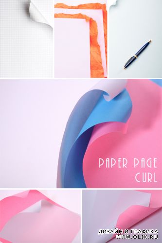 Paper page curl