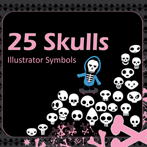 Freebie - Sk8 Skull Symbols