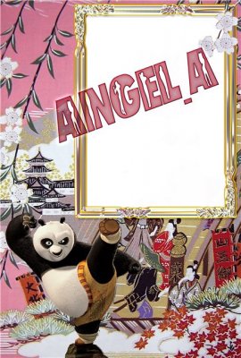 Детская рамочка " Kung Fu Panda "