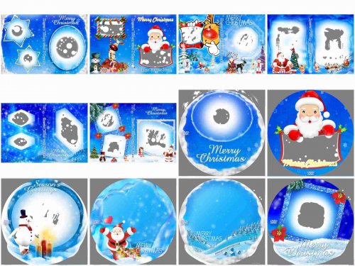 Обложки DVD и макеты дисков на рождественскую тему