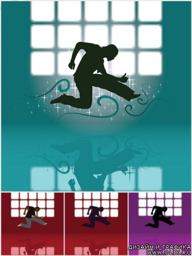 Jump To The Music Vector