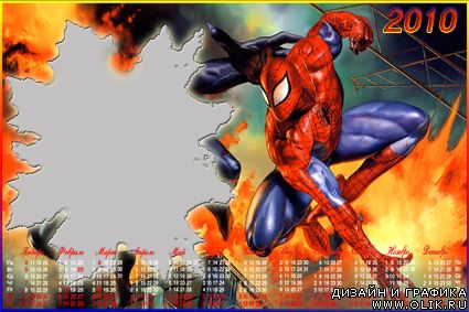 Календарь Человек-паук 