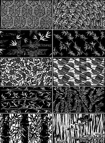Japanese ornaments and patterns 9 Японские орнаменты и узоры 9