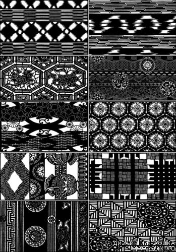 Japanese ornaments and patterns 18 Японские орнаменты и узоры 18