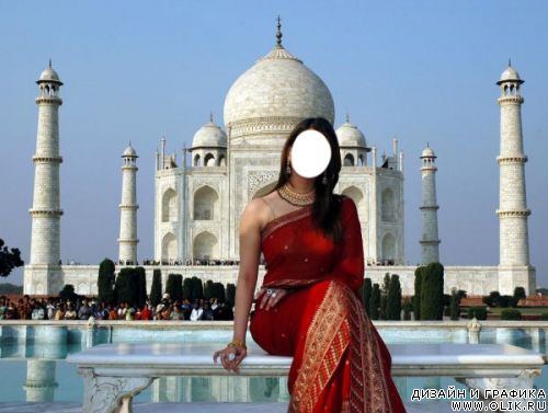 2 шаблона для фотошоп: Индийские девушки