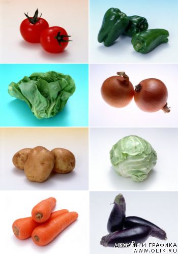Клипарт – Овощи Klipart – Vegetables
