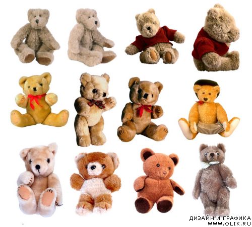Мягкие игрушки - медведи