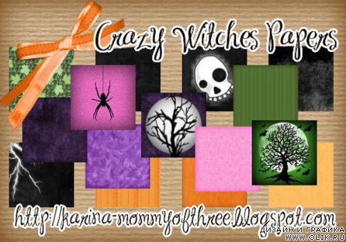 Скрап-набор Crazy Witches от KARINA