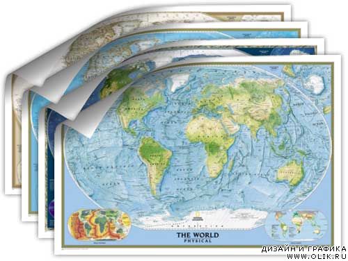 Cards of the world from National Geographic