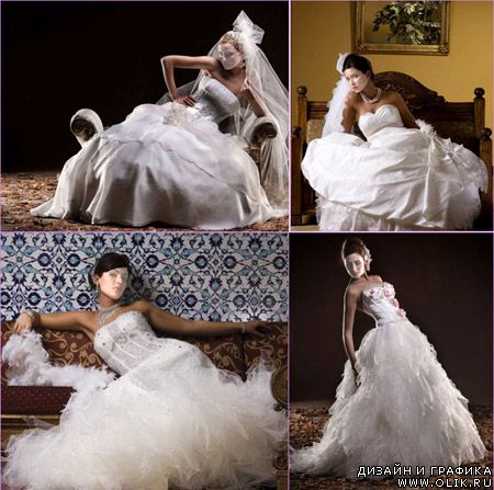 Женские шаблоны для фотошопа-Невесты