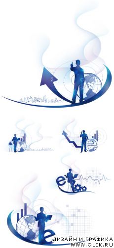 Векторный клипарт - Business Illustration