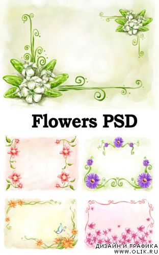 Flower PSD Template 8