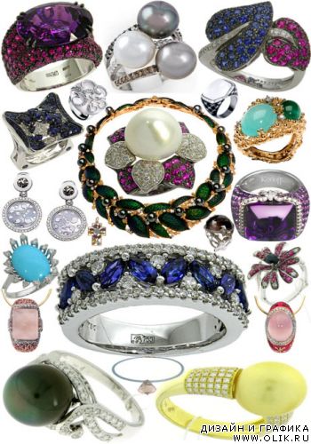 Клипарт – Ювелирные украшения 12 Klipart – Jewelry embellishment 12