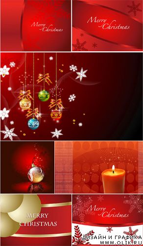 Christmas Vector Backgrounds 2