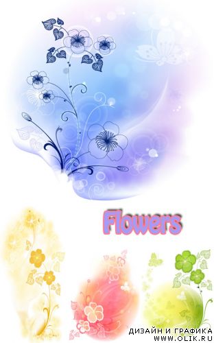 Flowers Vectors 10