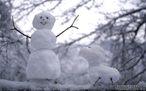 Фотографии снеговиков