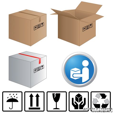 Boxes and stickers