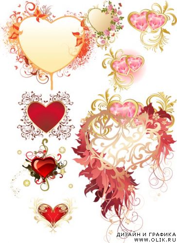 Valentines Hearts - Красивые сердечки