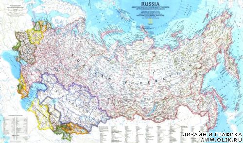  Карта Российской Федерации. Найдется все!