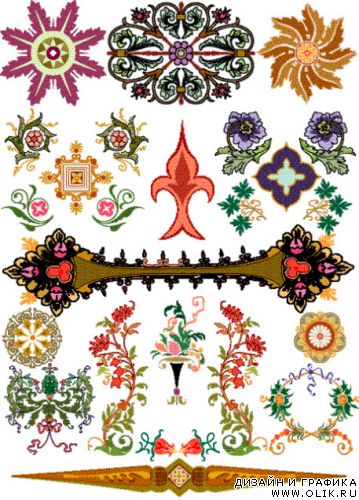 Орнаменты и узоры Ornaments and patterns