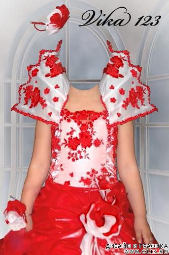 шаблон-Праздничное платье 4