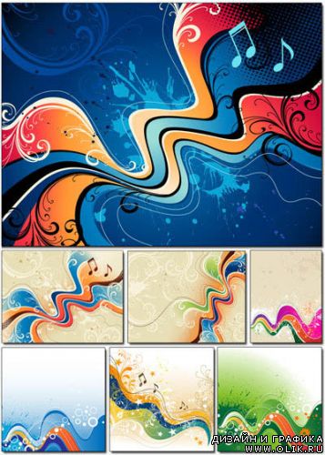 Vector Background Abstract Colorful