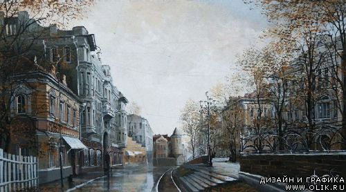Картины Александра Стародубова. Старая Москва