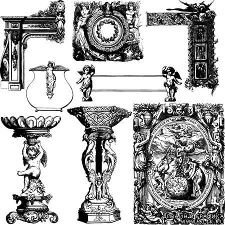 Antique Frames and Ornaments