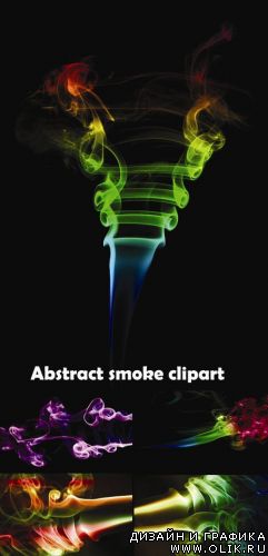 Abstract smoke clipart 