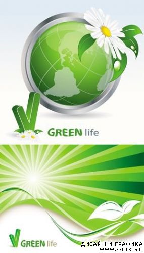 Green Life Vector