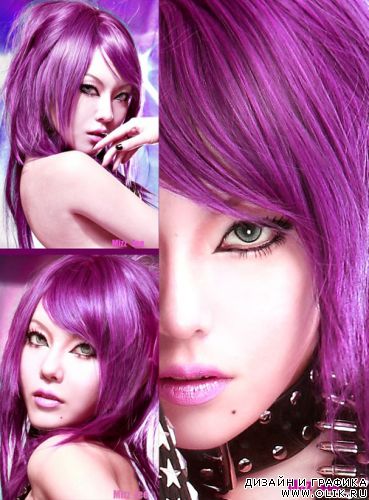 Ladies in Purple & Violet