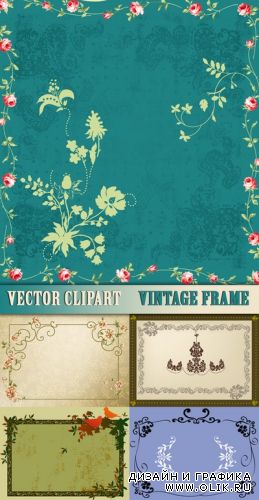 Vector clipart - Vintage frame