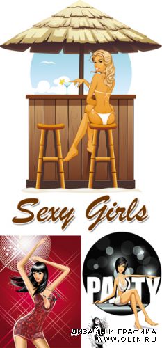 Sexy Girls Vector 2