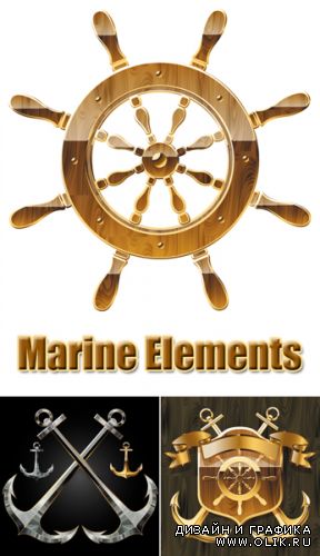 Marine Elements Vector