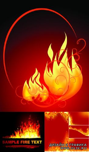 Burning Flame Vector