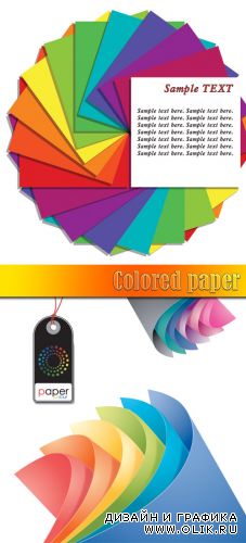 Colored paper