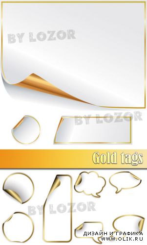 Gold tags