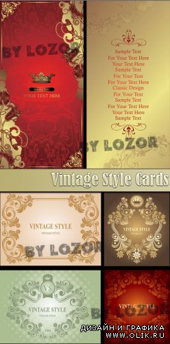 Vintage Style Cards