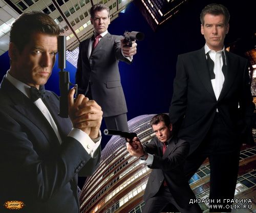 Шаблон " Агент 007 "