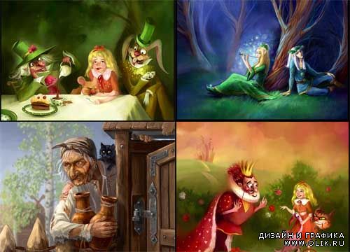 Иллюстрации к любимым сказкам
