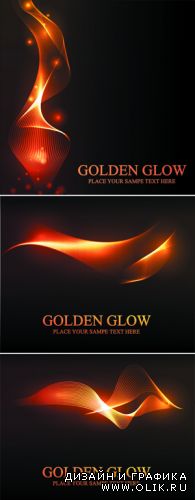 Golden Glowing Backgrounds