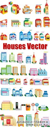 Houses Vector