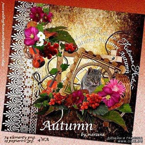 Скрап - набор -Осень ( Autumn by Marzena)