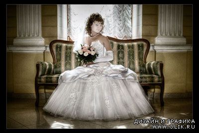 Шаблон для Фотошоп-Невеста