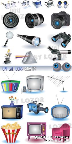 Optical and TV icon