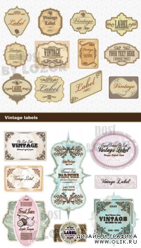 Vintage labels 20